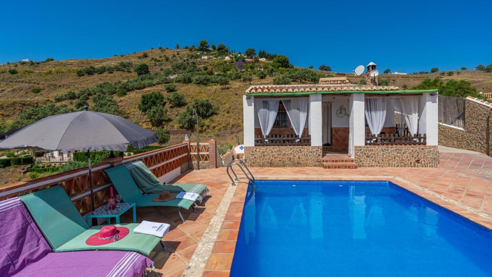 Cortijo El Mirador Frigiliana By Ruralidays Villa Luaran gambar
