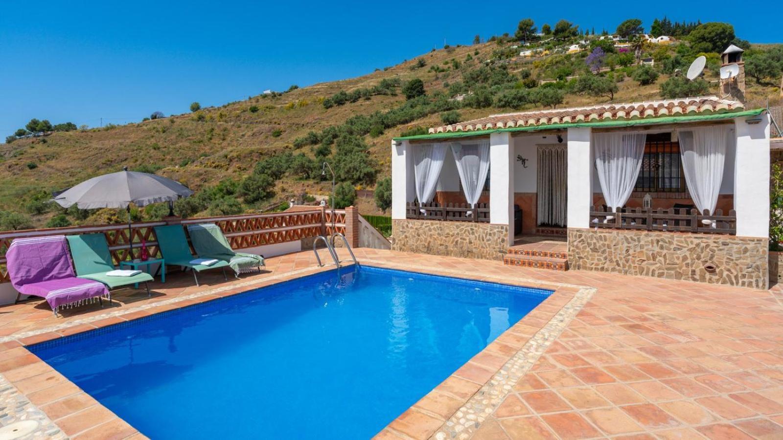 Cortijo El Mirador Frigiliana By Ruralidays Villa Luaran gambar